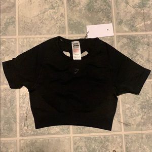 COPY - Gymshark ultra seamless top black